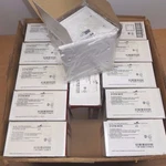 Case Of 130 Cooper 2137W-BOX White 2-GANG Blank Standard Wall Plate Plastic. Fixed Price $182.40.