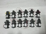 12X Good Pumps 12V Motor 6 Amp Flow Lpm 72W .9 Mpa Inline Water Device. Fixed Price $95.45.