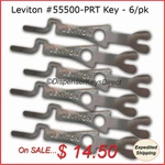 Leviton #55500-PRT Tamper Proof Electrical Switch Key (6/PACK). Fixed Price $14.50.