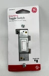 Ge Grounding White Single Pole Wall On/off Fan & Light Toggle Switch 54161. Fixed Price $12.17.