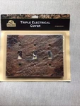 New Big Sky Carvers Triple Wall Switch Electrical Cover Pine Cone Rustic Cabin. Fixed Price $20.00.