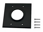 Midlite 2GBK 2-GANG-WIREPORT Wall Plate Black. Fixed Price $9.95.