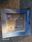Creative Accents Lighting Plate Double Toggle Switch Brushed Nickel Steel. Fixed Price $10.40.