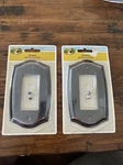 2-AGED Bronze Rocker Outlet Cover Wall Plates 1000 033 392 Hampton Bay Vineyard. Fixed Price $16.95.