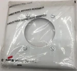 PJ703W Cooper Power Outlet Wallplate, 2-GANG, Plastic, 2.15" Hole. Fixed Price $7.99.