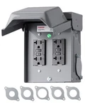 Dewenwils Outdoor Gfci Outlet Box, 2X20A Wrtr, Metal 3R Enclosure, Lockable, Etl. Fixed Price $44.99.