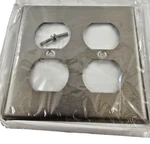 004-84016-40 Leviton 2-GANG Duplex Recepticle Stainless Steel. Fixed Price $10.00.