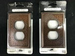 ***lot Of 2**** Somerset 363067 Hammered Copper Single Duplex Receptacle Cover. Fixed Price $14.99.