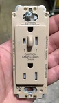 Lutron SCR-15-HDTR-MS Mocha Stone Half Dimming Tamper Resistant Outlet 15A. Fixed Price $6.93.