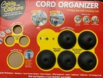 Cable Capture Cord Organizer 5 Pk And Base, Hides 10FT Of Each 2/0617. Fixed Price $17.70.