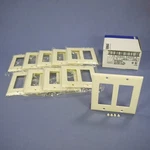 Eagle 2152A Almond 2-GANG Decorator Plastic Standard Wallplate Covers 10-PACK. Fixed Price $18.99.