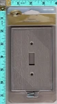 "pearson" Hampton Bay Single Toggle Switch Cover Plate Brushed Nickel Finish. Fixed Price $8.99.