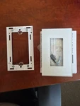 Lutron Palladiom Glass Screwless Faceplate Kit White (lwt-u-p-cwh). Fixed Price $70.00.