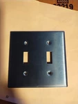 Lot Of 10 Leviton 2 Gang Togel Divice Switch Wall Plate Stainless Steel 84009-40. Fixed Price $40.99.