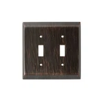 Brainerd #126409 Venetian Bronze Double Toggle Switchplate Cover Liberty. Fixed Price $7.99.