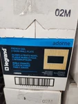4 Pack Legrand Adorne French Oak 2 -gang Wall Plate New. Fixed Price $120.00.