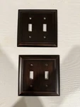 Allen + Roth Cosgrove Toggle Switch Wall Plate - Dark Oil Rubbed Bronze. Fixed Price $6.00.