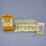 Leviton PSE26-I Ivory Decora Gfi End Panel Unbreakable Sectional Wallplate 20PCS. Fixed Price $20.18.