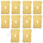Leviton 89201-CVP Golden Pine 1-GANG Toggle Wood Oversize Wallplate Cover 10PCS. Fixed Price $23.74.