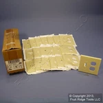 Leviton 80505-I Ivory 2-GANG Toggle Duplex Plastic Midway Wallplate Cover 20PCS. Fixed Price $20.89.