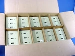 Ge Ivory 3-GANG Toggle Unbreakable Nylon Wallplate Covers W/o Screw 600PC. Fixed Price $113.99.