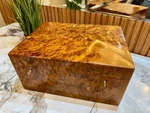 Moroccan Jewellery Box Lockable Thuya Wooden Burl Jewelry Organizer With Key. Fixed Price $159.99.