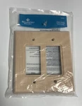 64655 Brainerd Studio 2-GANG Light Wood Single Duplex Wall Plate 64665. Fixed Price $9.99.