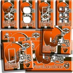 Cleveland Browns Football Team Light Switch Outlet Wall Plate Cover Man Cave Art. Fixed Price $24.29.