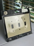Somerset Triple Toggle Light Switch Cover Sand/natural Stone 3 Gang New. Fixed Price $8.95.