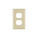 Leviton 10 Pack Gang Wallplates, Duplex Receptacle, Of 1, Ivory. Fixed Price $16.99.