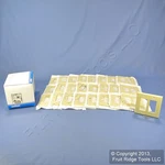 Leviton 80609-I Ivory 2-GANG Decora Gfci Plastic Midway Wallplate Covers 25PCS. Fixed Price $40.37.