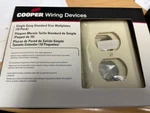 10-PACK Single Gang Standard Size Wallplates Ivory Cooper 358B. Fixed Price $5.00.