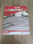 Taymac Deck Electrical Outlet Cover Grey Floor DOC320G Receptacle Open Box. Fixed Price $25.00.