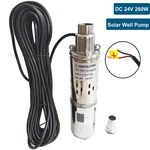 Dc 24V 3'' Solar Deep Well Submersible Pump Water 607GPH Stainless Steel. Fixed Price $59.50.