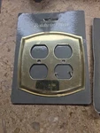 Baldwin Brass Colonial Double Switchplate 4781 030. Fixed Price $14.99.