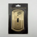 Vintage Ornate Solid Brass Single Toggle Light Switch Cover By Edmar #1010. Fixed Price $23.99.