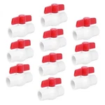 10 Pack Pvc Ball 3/4" Slip, SCH40 Water Pipe Valve, Handle Shut. Fixed Price $27.99.