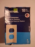 Leviton 1-GANG White Decora Rocker Switch And Wall Outlet Cover Plates 10 Pack. Fixed Price $17.99.