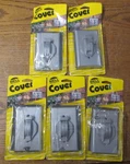 New Nos Lot Of 5 Bell 6961G Outdoor Receptacle Cover. Fixed Price $45.00.