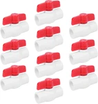 10 Pack 1/2" Pvc Ball Valve, SCH40 Slip Water Pipe Handle Shut-off. Fixed Price $26.99.