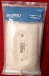 Vintage Brainerd Liberty Hardware Ceramic Single Light Switch Wall Plate Bisque. Fixed Price $11.49.
