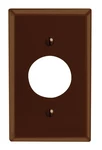 Leviton 85004-000 Brown 1-GANG Plastic Outlet Wall Plate 4-1/2 H X 2-3/4 In.. Fixed Price $6.35.