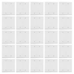 25PK Hubbell White 2-GANG Blank Box Mount Unbreakable Cover Nylon Wallplate P23W. Fixed Price $42.74.