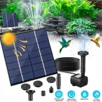 Solar Power Fountain Submersible Water Pump Bird Bath Pond Garden Decor 180L/H. Fixed Price $23.07.