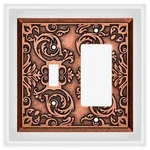 Copper Decorator Switch Wall Plate Toggle Gfci Rocker Combo Fairhope. Fixed Price $11.99.