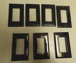 Lot Of 7 Cooper # PJ26BK 1/G Decorator Wall Plate Black (n) W5/5A New Old Stock!. Fixed Price $19.99.