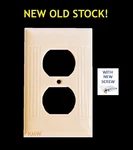 Mint Vintage Ribbed Ivory Bakelite Outlet Wall Plate Cover Mcm Duplex Sierra 40S. Fixed Price $9.54.