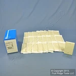 Leviton 82014 Almond 1-GANG Blank Plastic Standard Wallplate Box Mount 25PCS. Fixed Price $26.59.
