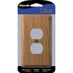 Amerelle 901D Contemporary Medium Oak Wood For 1-DUPLEX Outlet Wallplate. Fixed Price $9.82.