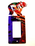 Bear Single Rocker Outlet Cover By Steel Images Made Usa 022515T. Fixed Price $27.99.